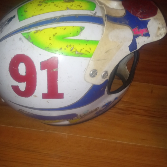 Vintage Racing helmet antique for display - Picture 3 of 4